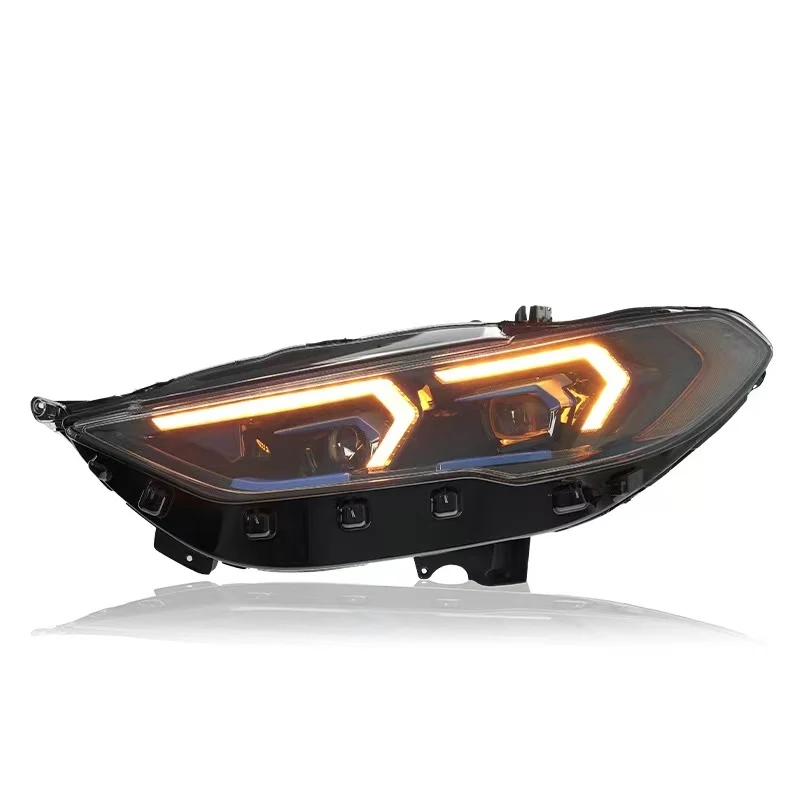 2 قطعة أضواء السيارة لفورد مونديو المصابيح الأمامية 2017-2020 مونديو LED المصباح إشارة ديناميكية اكسسوارات السيارات