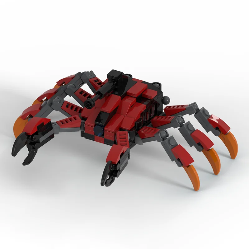 154 قطعة MOC Exo Crab نموذج اللبنات العمارة تجميع DIY بها بنفسك التعليم الإبداعي ألعاب الطوب الاطفال هدية الكريسماس عيد ميلاد #3