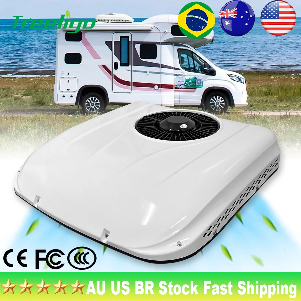 

Treeligo BR AU 15000BTU Охлаждающий кондиционер на крыше автомобиля Электрический парковочный блок переменного тока для дома на колесах Грузовик Кемпер Ван Караван
