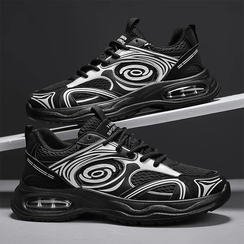 

Новинка 2025, дышащая спортивная обувь с сеткой, дышащая мужская обувь, амортизирующие повседневные кроссовки на мягкой подошве для мужчин