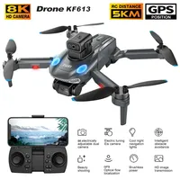 New KF613 Drone  8K Professional HD With Camera GPS Obstacle Avoidance FPV Quadcopter Brushless Motor 5G WIFI Rc Flight Toys 3kM