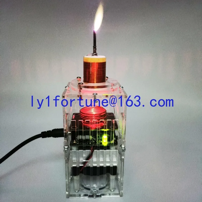 Electronic candle, high frequency plasma, Tesla coil DIY high temperature flame teaching kit spare parts hfsstc