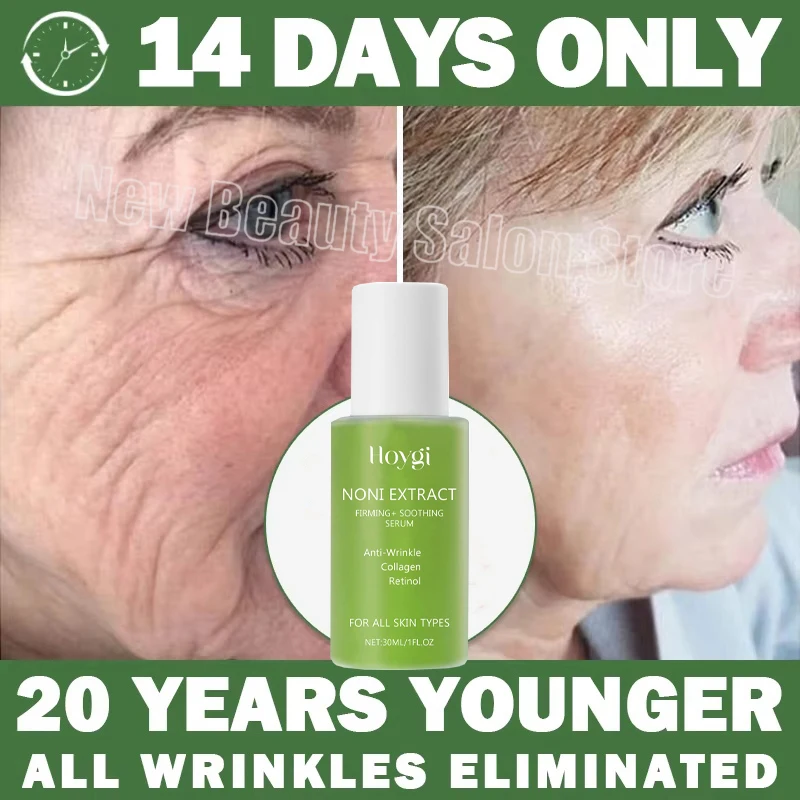 

Wrinkle Remover Face Serum Lifting Firming Fade Fine Lines Anti-aging Noni Fruit Essence Whitening Brighten Korean Skin Care