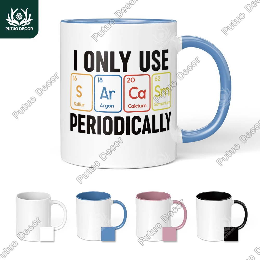 

Putuo Decor 1pc Fun ironic quotes coffee mugs, home office living room, fun gifts for friends, Family, four colors to choose