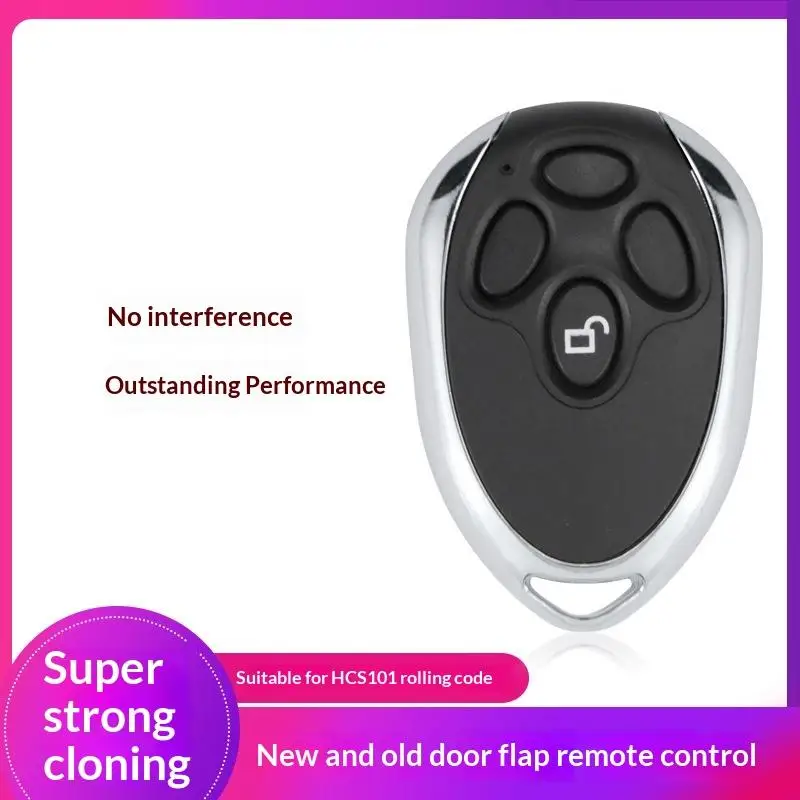 For Safety Protection Garage Door Exit Gate Opener 433.92Mhz 12V 24V HCS101 Standard Code 4CH Wireless Remote Controller