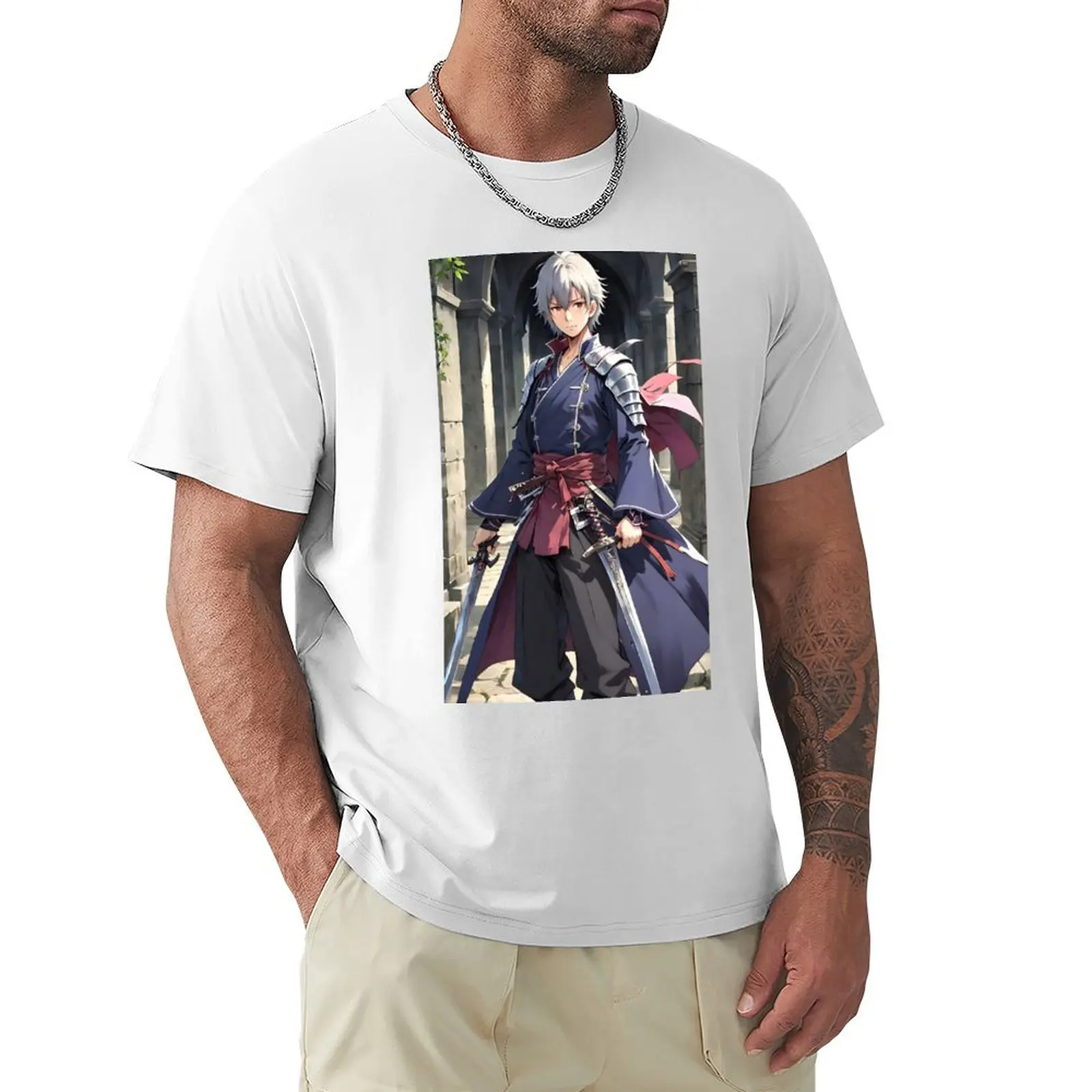 

Sword Master T-Shirt korean fashion customizeds t shirts men