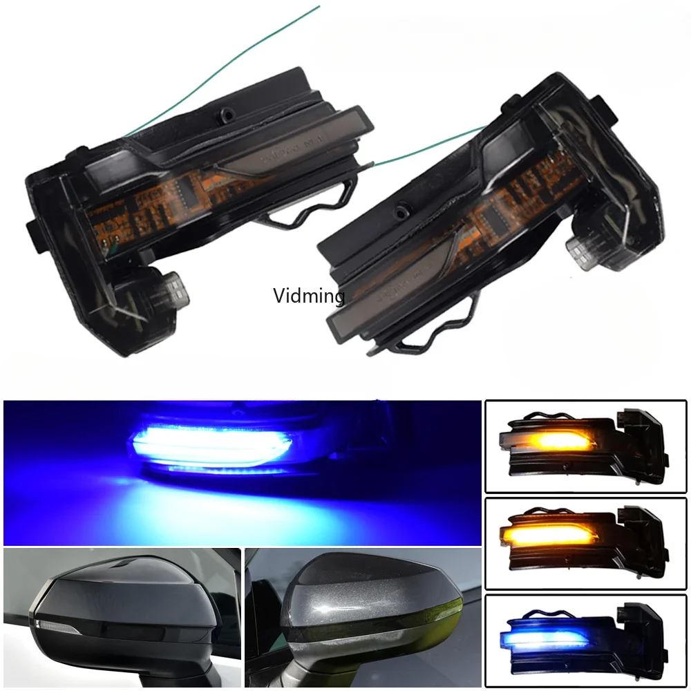 

2pcs Dynamic Flowing Turn Signal Light Side Rearview Mirror Indicator Blinker Light For AUDI Q2 2018 2019 2020 Q3 2019 2020