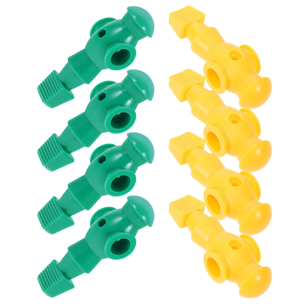 

8pcs Durable Table Football Figurines Replacement Foosball Men Plastic Soccer Player Easy Install Foosball Table