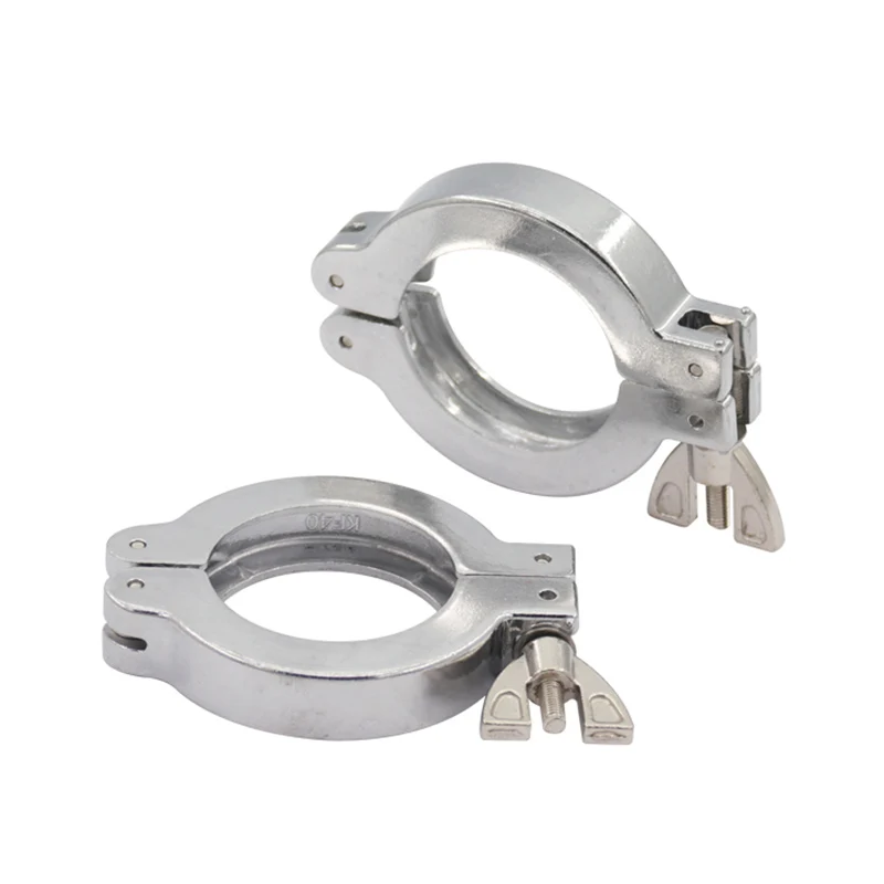 KF10 KF16 KF25 KF40 KF50 Aluminium Alloy KF Vacuum Clamp Bracket Rubber O-Ring Ring