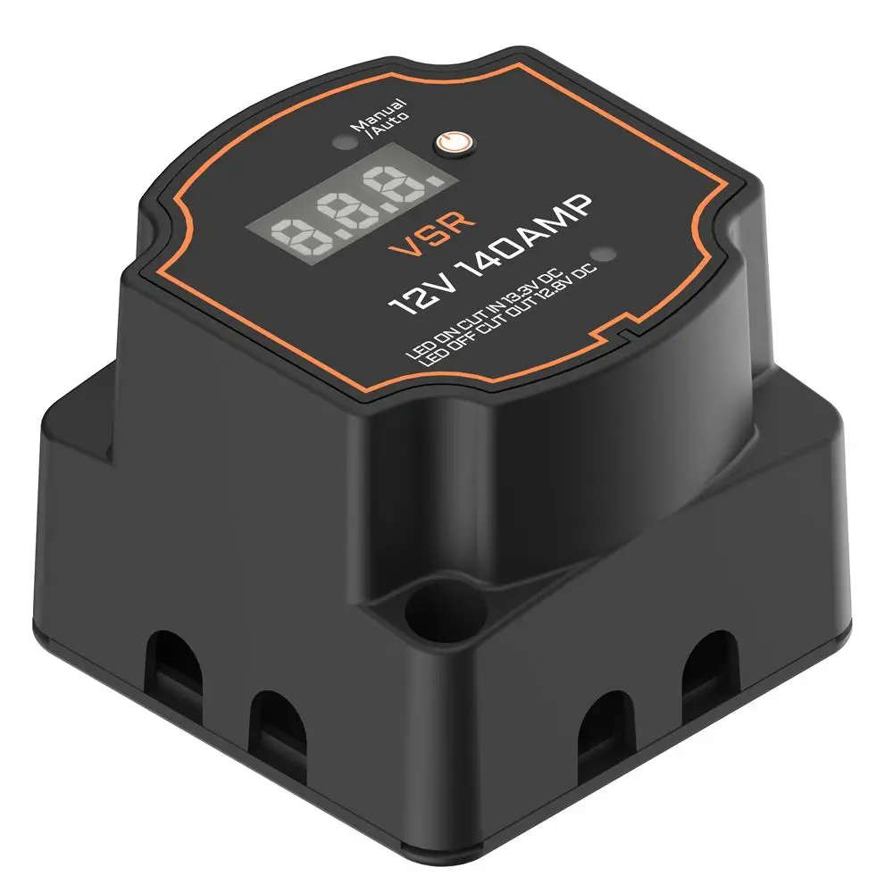 

12V 140A Smart Isolator VSR Battery Isolater Kit Relay Double Battery Automatic Charger for Cars PC Type