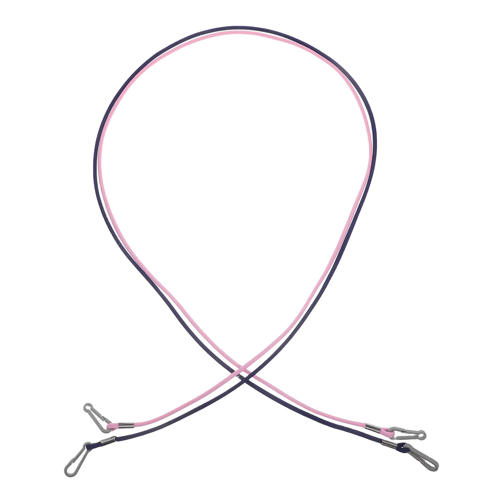 

2Pcs Ski Gloves Hanging Strap Children Winter Mitten Clips Elastic Glove Holder Adjustable Lanyards Pink Navy Blue