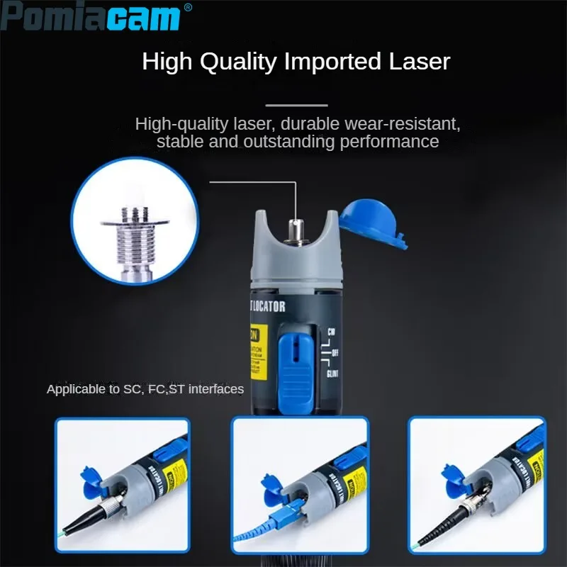 B2 Großhandel faser optische visuelle Fehler ortung 10mw 15mw 20/30mw Trocken batterie Mini Optik roter Lasers tift 10-30km vfl verwenden fttx