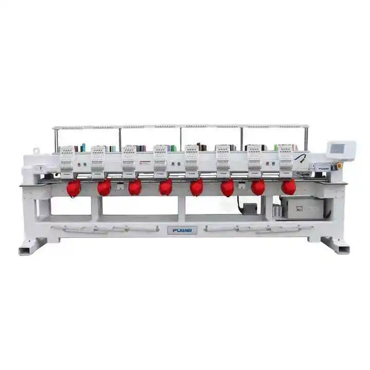 MFGS 1508 Professional 8 Head 15 Multi   T Shirt Automatic Industrial Computerized Embroidery Machine Price in Bangladesh view 4