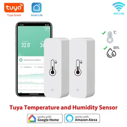 Tuya WiFi Temperature Humidity Sensor Indoor Smart Thermometer Hygrometer APP Remote Control Works With Alexa Google Home