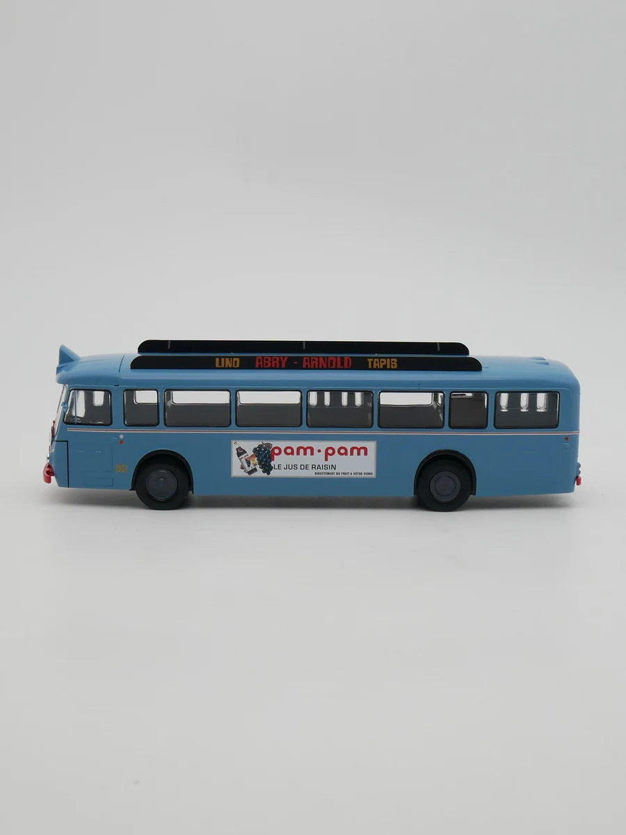 Diecast Ixo Escala 1:43 Somua OP5-3S 1954 Somua Bus Modelo Brinquedo Colecionável Presente Lembrança Display Ornamento