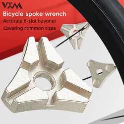 VXM Bicycle Wheel Spoke Wrench Spanner 3.2/3.3/3.5mm Spoke Nipple Key Bike Tightening Correction Tool Cycling Bike Repair Tools