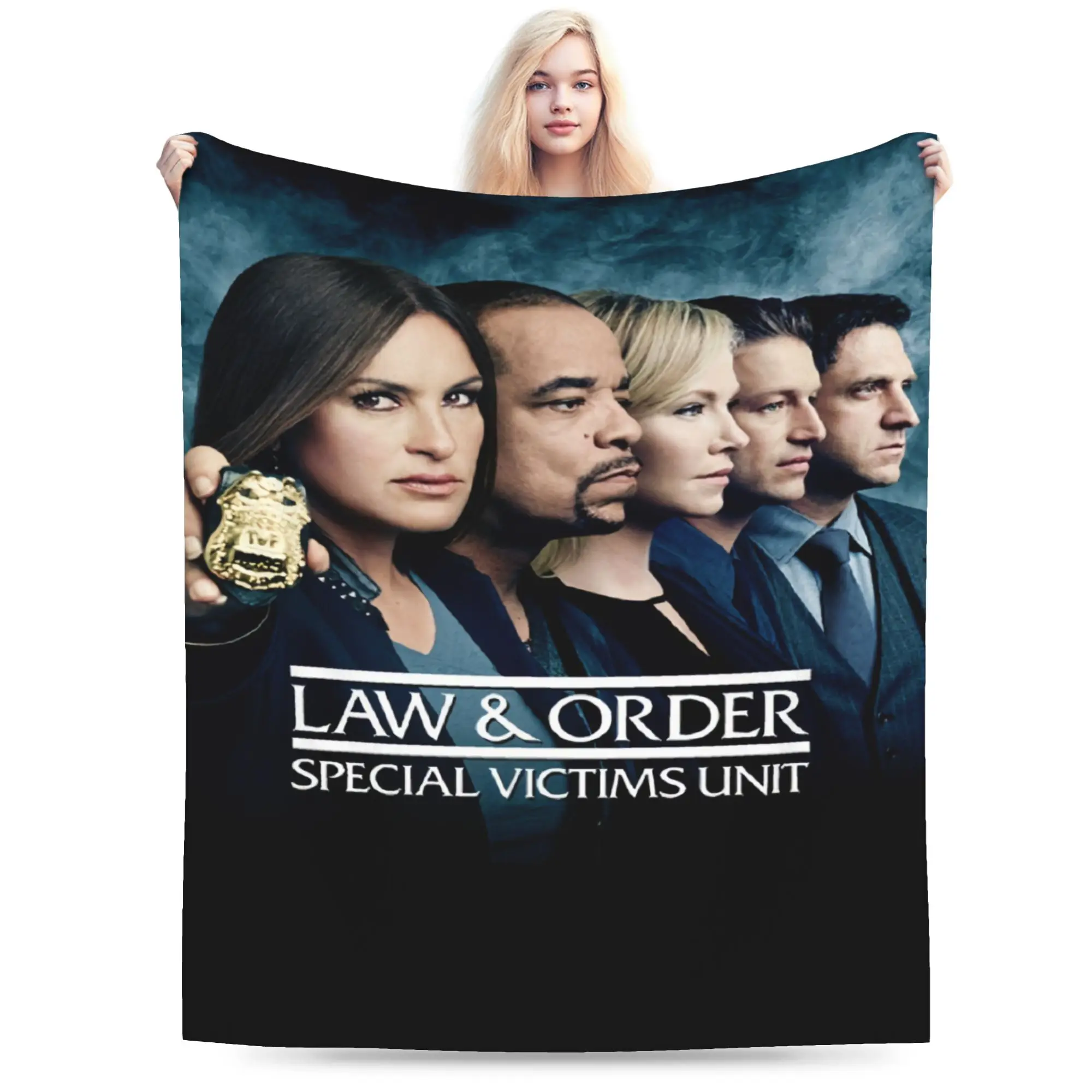 Law Order SVU Blanket Quality Soft  Throw Blanket Autumn Boy Girl Living Room Graphic Bedspread