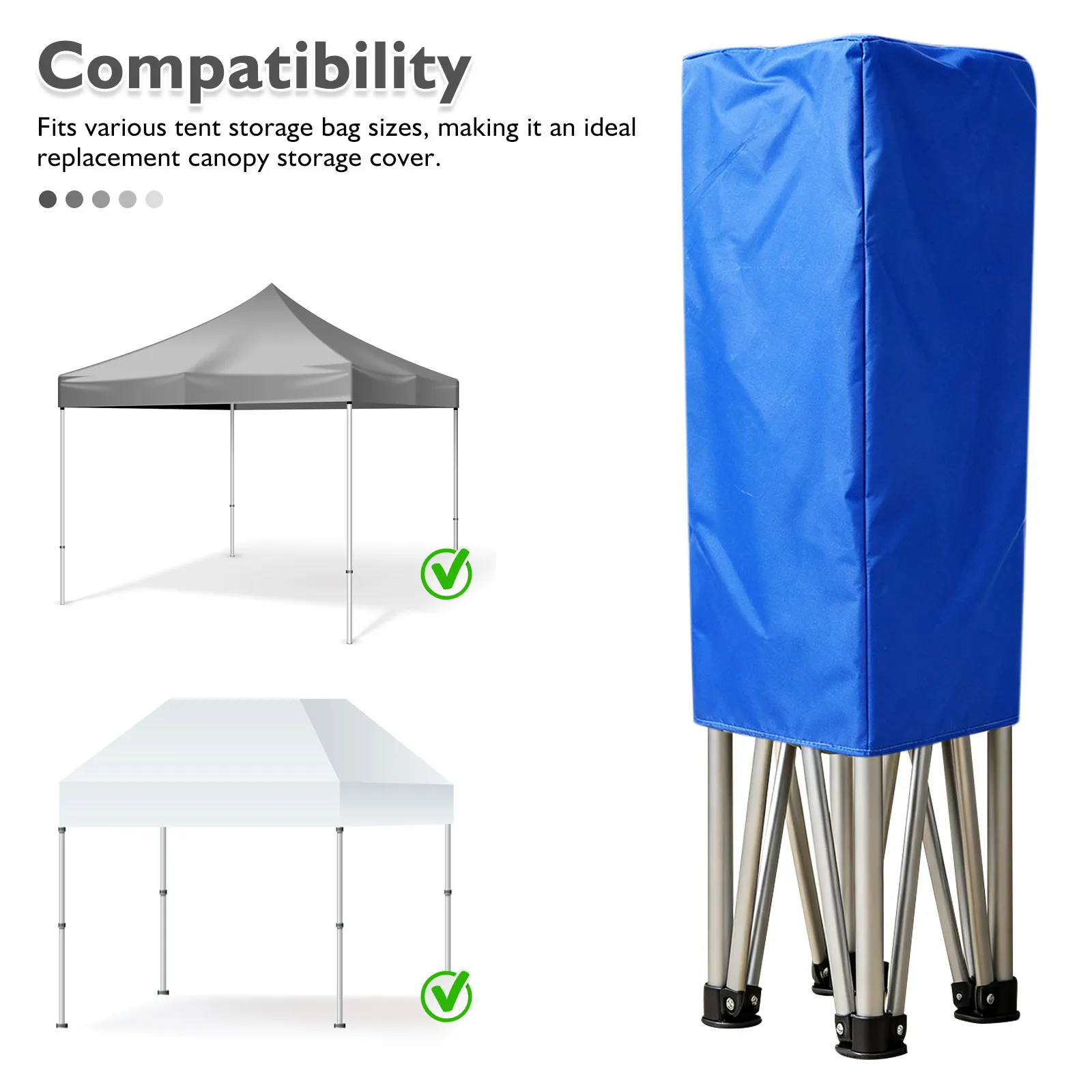 Advertising Canopy Rain Bag Heavy Duty Protective Cover Outdoor Commercial Instant Canopy Tent Frame Dust Cover Fit 9.84ft X - view 4