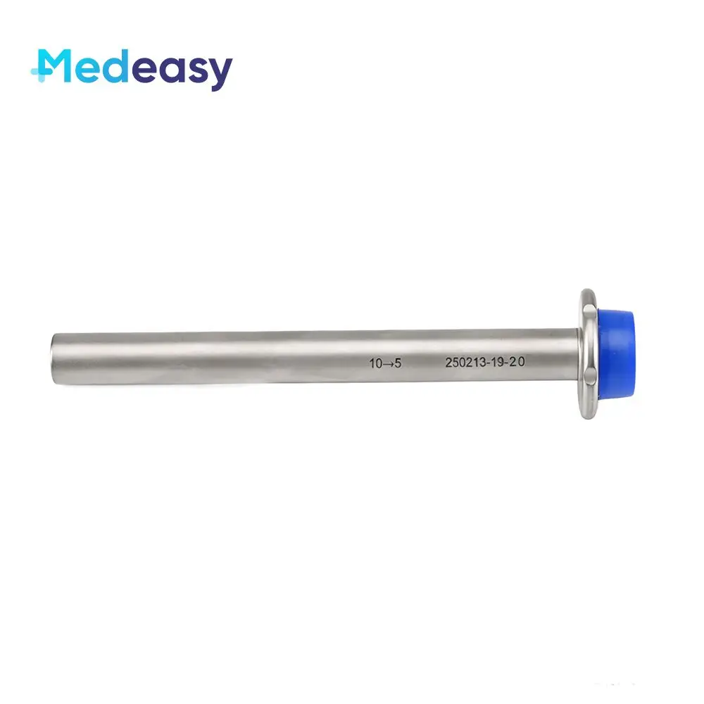 Medeasy Reusable 10 To 5mm 12 To 5mm 15 To 10mm Laparoscopic Trocar Reducer Poke Tube Converter For Laparoscopic Trocar