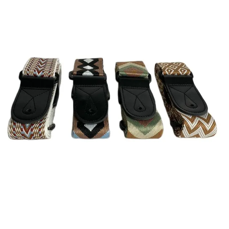 Guitar Strap Multicolor for Acoustic Guitar Electric Guitar Bass 5cm Width