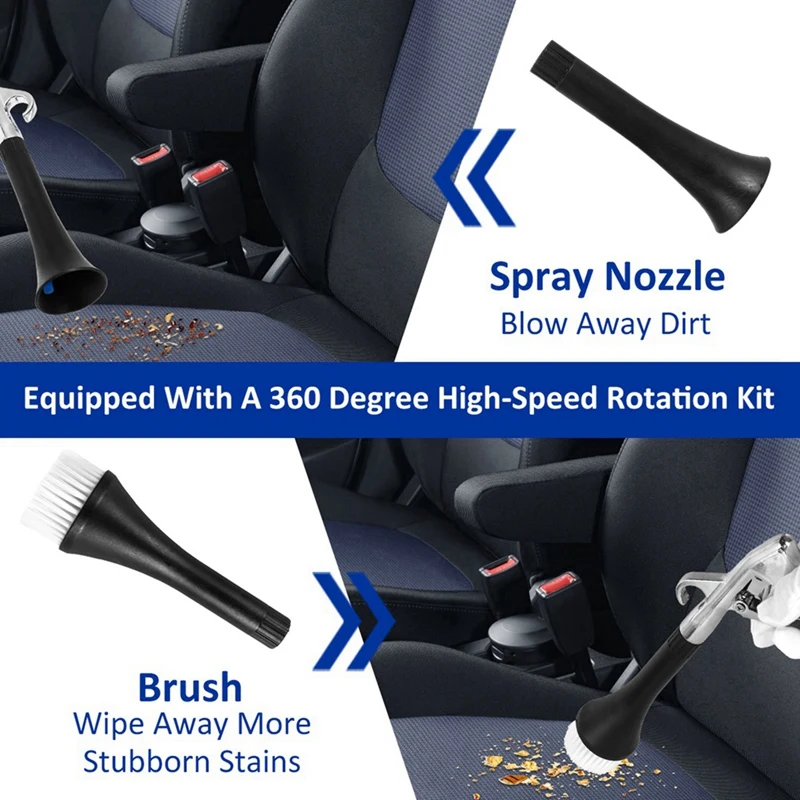 Air Blow Car Wash Tool Efficient Dry Cleaning Tool Automotive Supplies Tornado Dust Blowing Car Interior Cleaning Tools