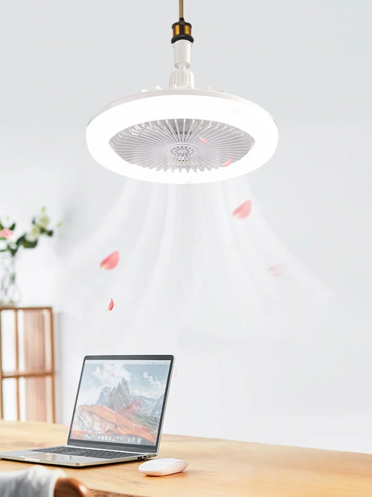 Aroma Fan Light camera da letto soggiorno luce Swing Head ventilatore invisibile Inverter luce telecomando casa ventilatore da soffitto luce