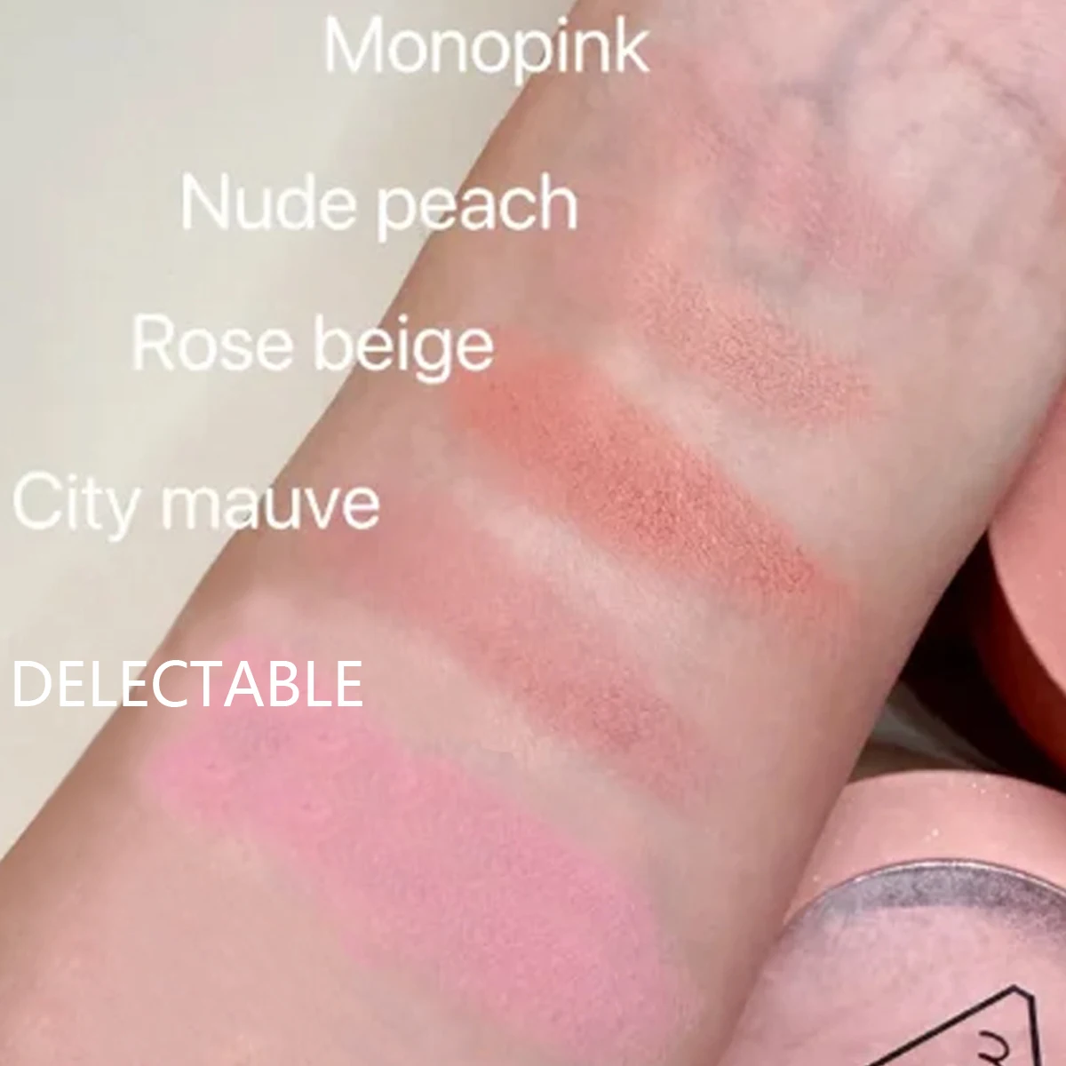 3CE Mood Recipe Face Blush, pó sedoso, misturável, layout de cor natural, desgaste de longa duração, maquiagem completa, K-Beauty, maquiagem coreana