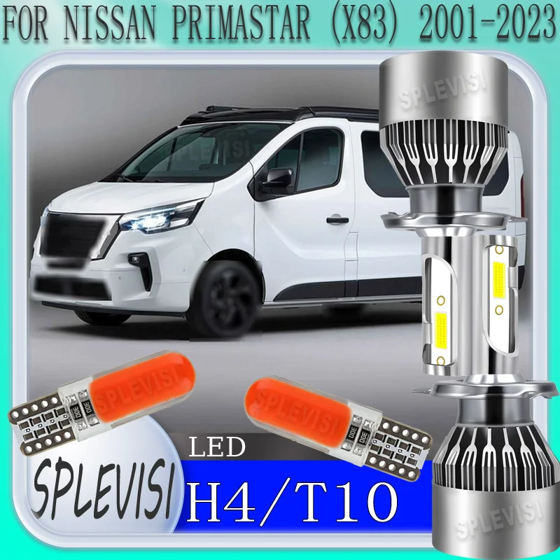 

Светодиодная фара H4 с длительной защитой от 60000-часов для NISSAN PRIMASTAR (X83) 2001 2002 2003 2004 2005 2006 2007-2023