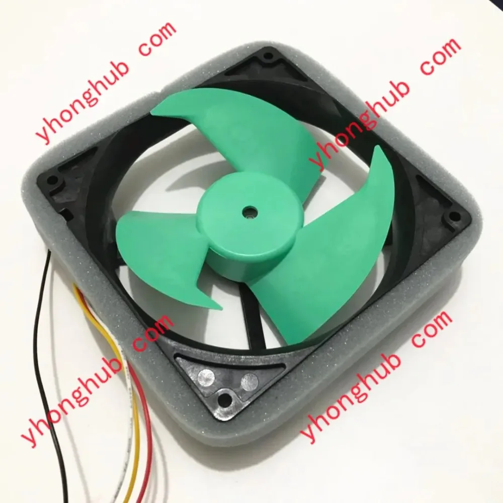 NMB-MAT FBA12J14V 7F11A75S DC 14V 0.28A 125x125mm 4-Wire Refrigerator Fan