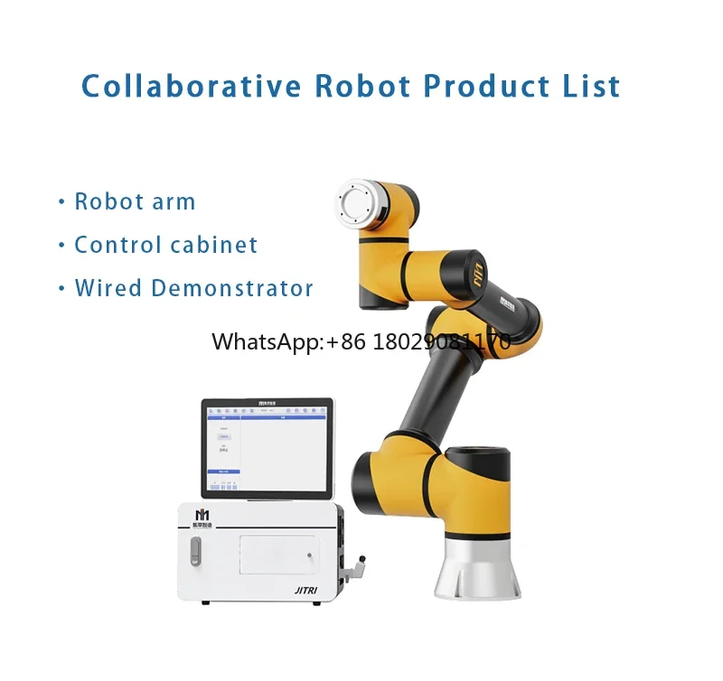 Industrial Robot Cobot Robot Arm 5KG 6 axis Manipulator glambot robotic arm camera