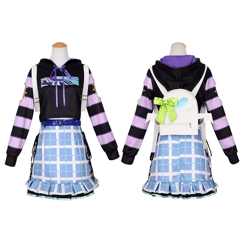 Project Sekai Colorful 25-ji костюмы для косплея парик Asahina Mafuyu Mizuki Yoisaki Kanade Shinonome Ena аниме Cos женский костюм сумка