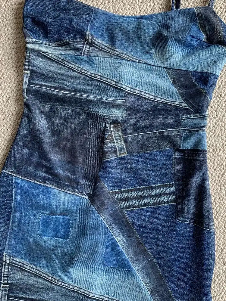 Estilo dopamina americano y2k picante menina dupla camada alta malha elástica envoltório hip vestido fino estilingue high street vestido curto 7dni