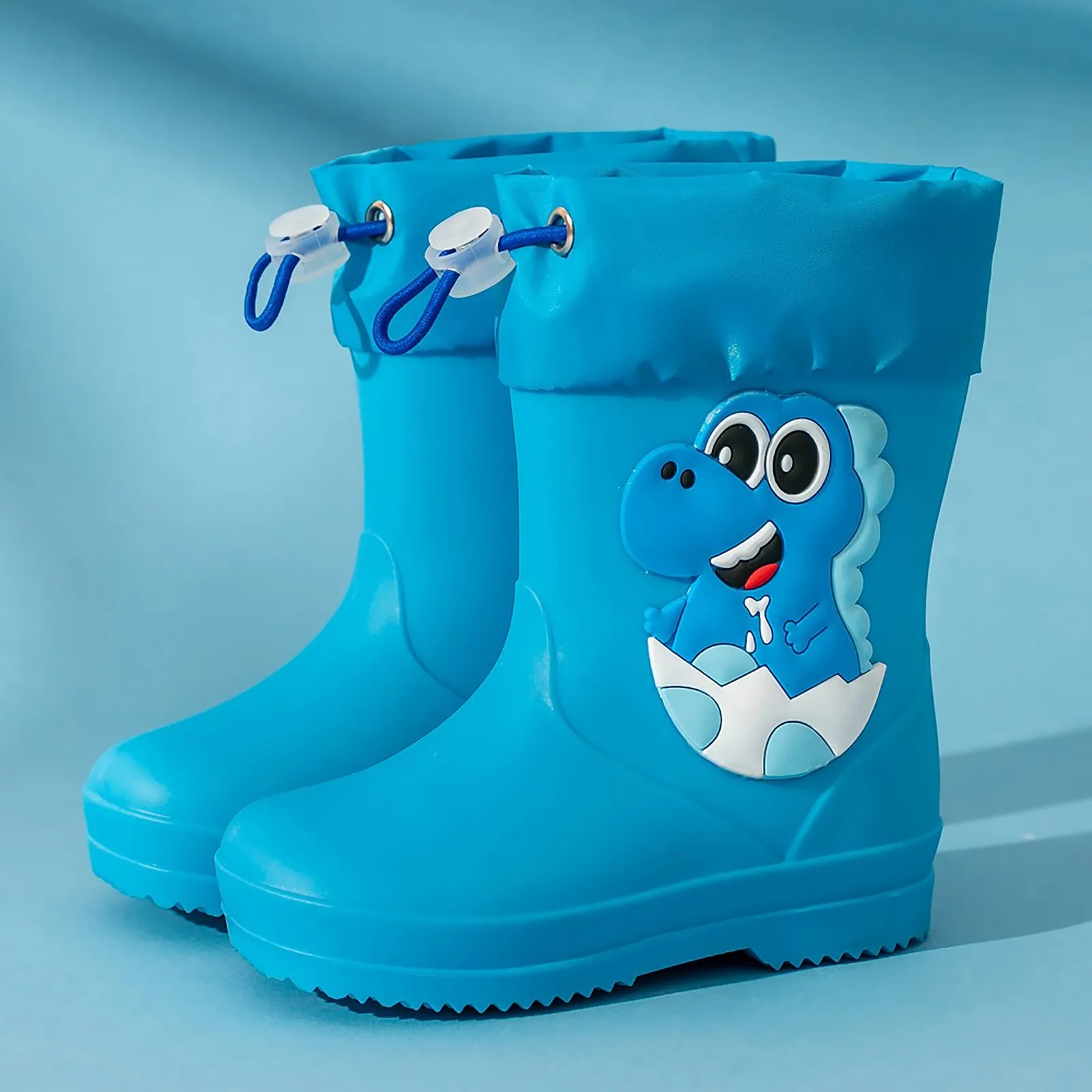 Kids Girl Boy Rain Boots Waterproof Toddler Rainboots Children\'s Shoes Rubber Boots Kids Baby Cartoon Dinosaur Water Shoes Boots