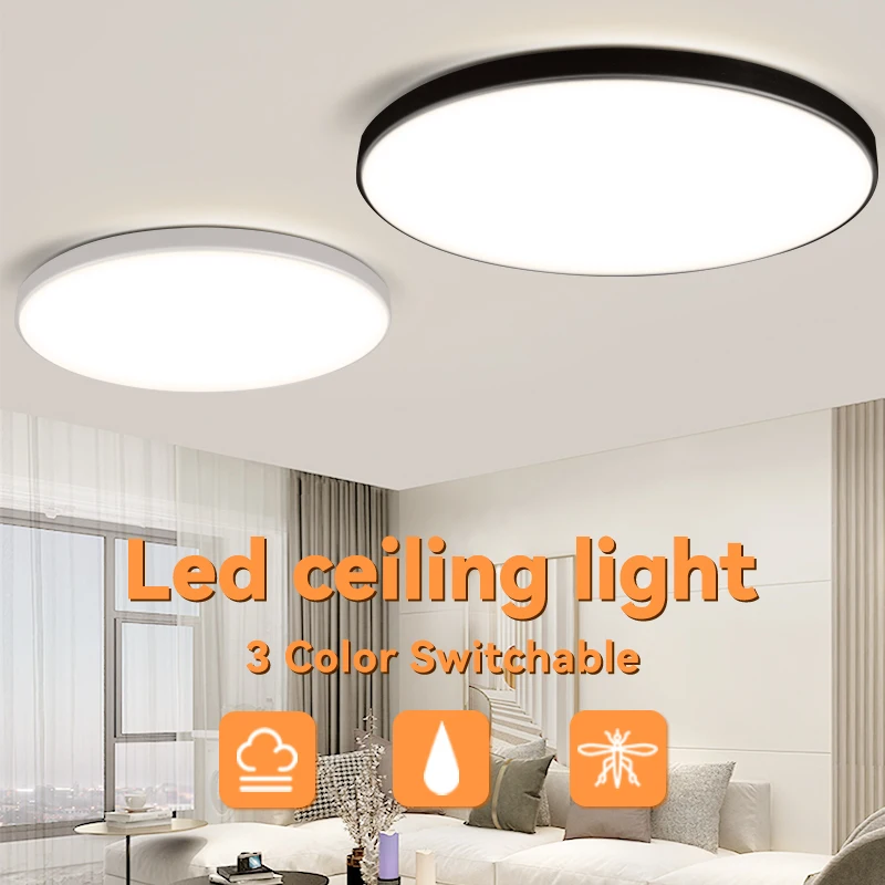 

Modern Ceiling Lamp 220V Dustproof Led Ultra-thin Ceiling Chandelier for Indoor Living Room Bedroom Decorative Ceiling Light