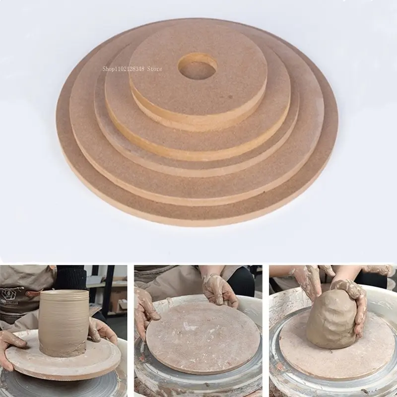 Pottery Density Board Solid Core Hollow Round Drying Billet End Billet Plate DIY Clay Drawing Tool Sculpture Clay Drying Board