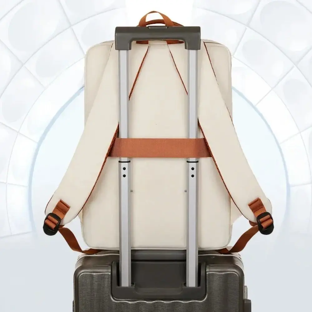 15.6-Inch Laptop Business Backpack Large Capacity Wear-resistant Student School Bag Multi-layer With Luggage Belt & USb Charging