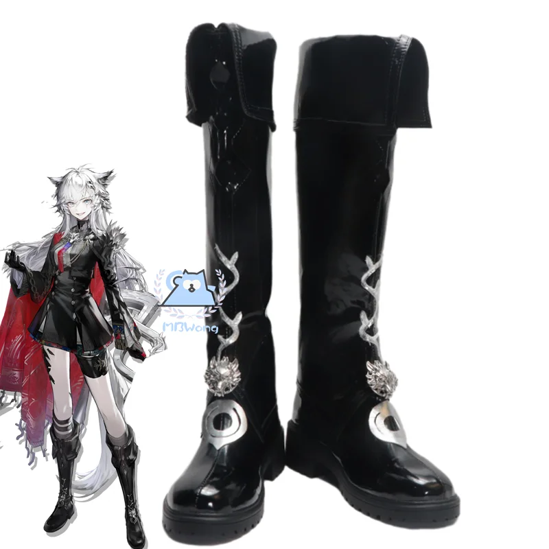 Arknights Lappland the Decadenza Cosplay Shoes Boots Lappland Cosplay Shoes Anime Party Uniform Hallowen Play Role Clothes