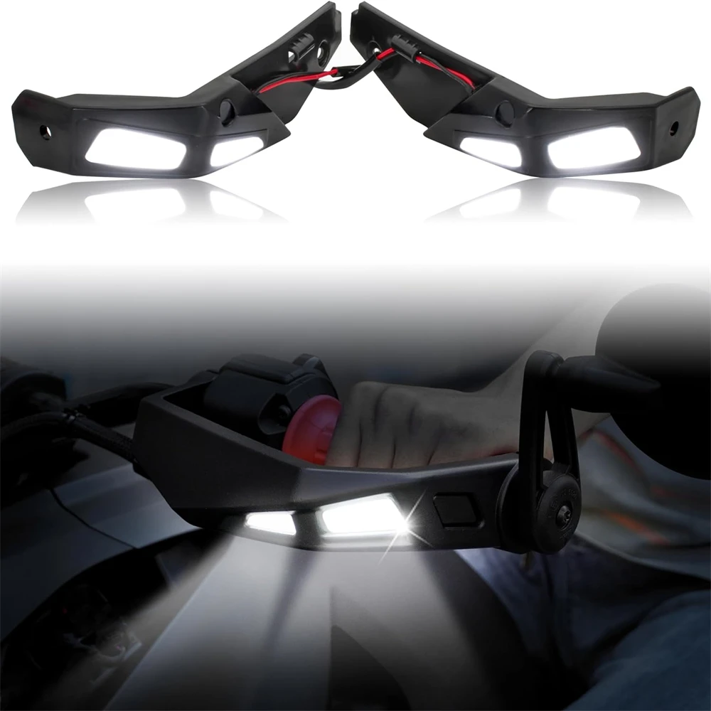 Handbar Guard Handguards LED Lights Lamps Light Up Kit For Can-Am Ryker 600 900 Sport Rally All Models Accessories 219400820