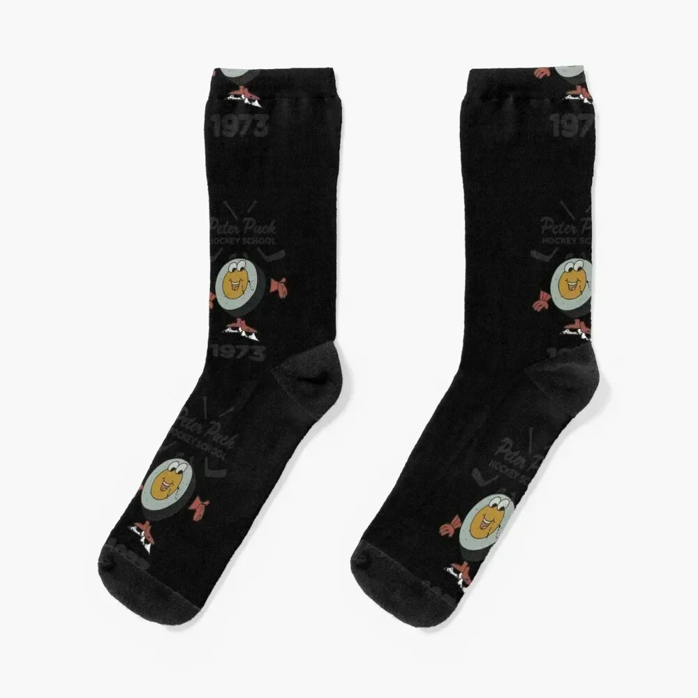 Peter Puck School of Hockey Classic TShirt1356 Socks essential Wholesale funny gifts ankle Socks Men's Women's