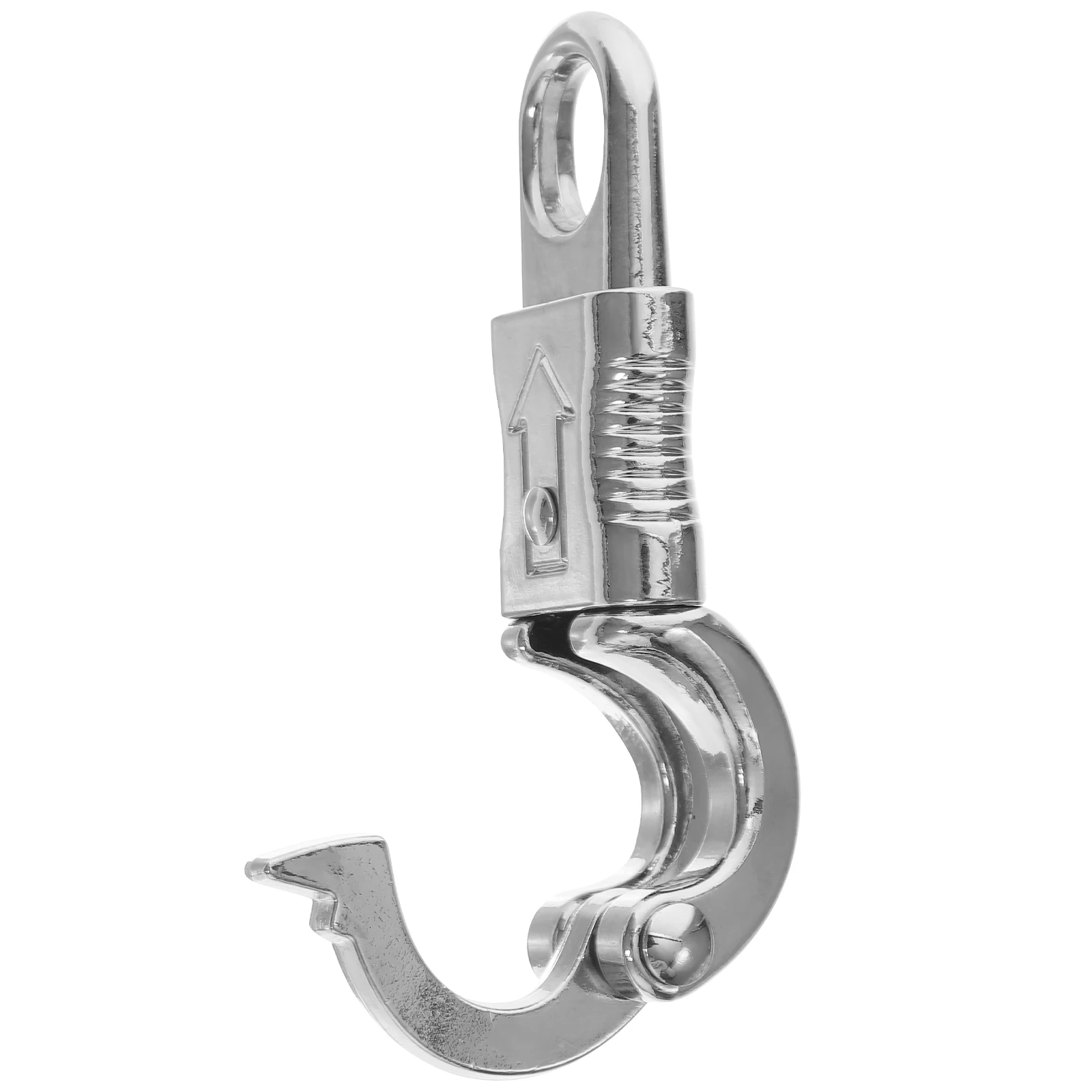 Gancho de riendas de caballos de aleación de Zinc, accesorios de doble hebilla ecuestre, ojo fijo a presión, Control de conducción