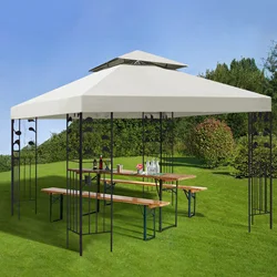 Reemplazo de cubierta superior de dosel de 3x3m, cubiertas de Gazebo de doble nivel de 118 