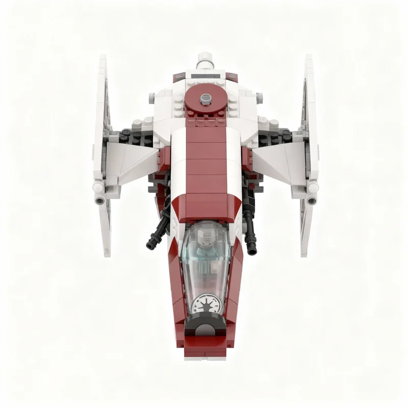 410PCS MOC Armored Space Dropship Model Interstellar Futuristic Desk Precision Construction Brick Display Collectible Toy Gift