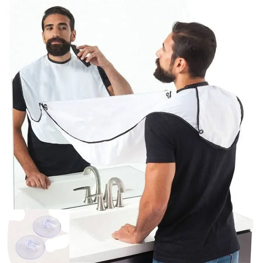 Men's Home Shaving Scarf, Shaving Cloth, Hair Cutting Hat, Hair Cutting Apron, Dirt Proof, Keep Clean