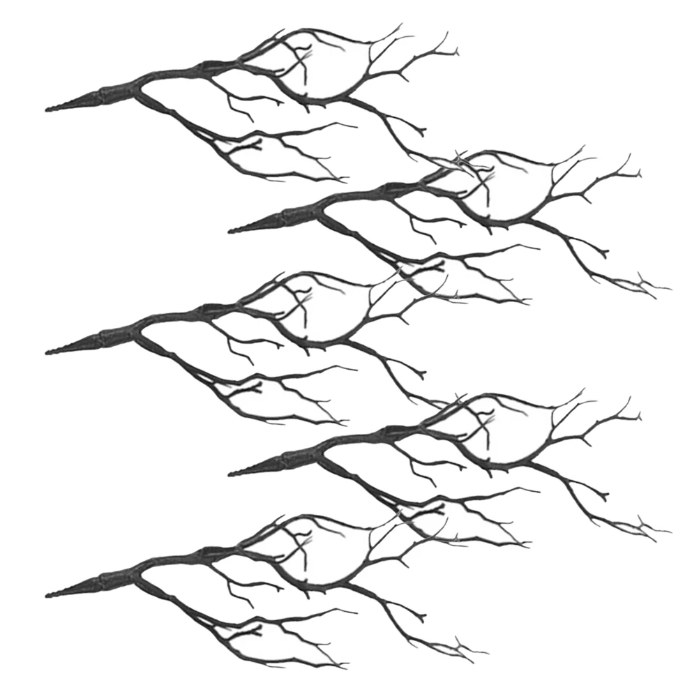 

5 Pcs Antler Branch Decoration Artificial Faux Branches Ornaments Tree Crafts Fake Autumnal Decorations Versatile Home Wedding