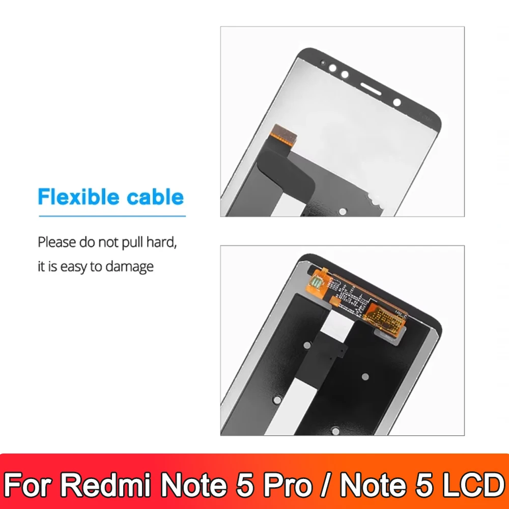 5.99\'\' AMOLED For Xiaomi Redmi Note 5 Lcd Display Digitizer Assembly With Frame For Redmi Note 5 Pro Display Repair Parts