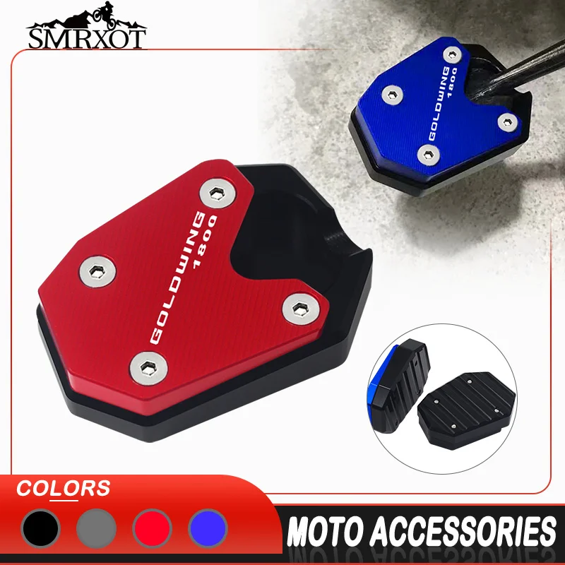 

gl1800 Motorcycle Foot Side Stand Kickstand Extension Anti-Slip Support Plate For Honda GoldWing1800 GOLDWING 1800 2019-2024