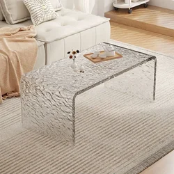 Home Bay Window Small Table Acrylic Transparent Coffee Table Balcony Coffee Table Bed Small Tables Tatami Low Tables Home