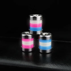 Titanium Steel Knife Pendant Glowing Night Light Pendant Outdoor Umbrella Rope EDC Keychain Pendant