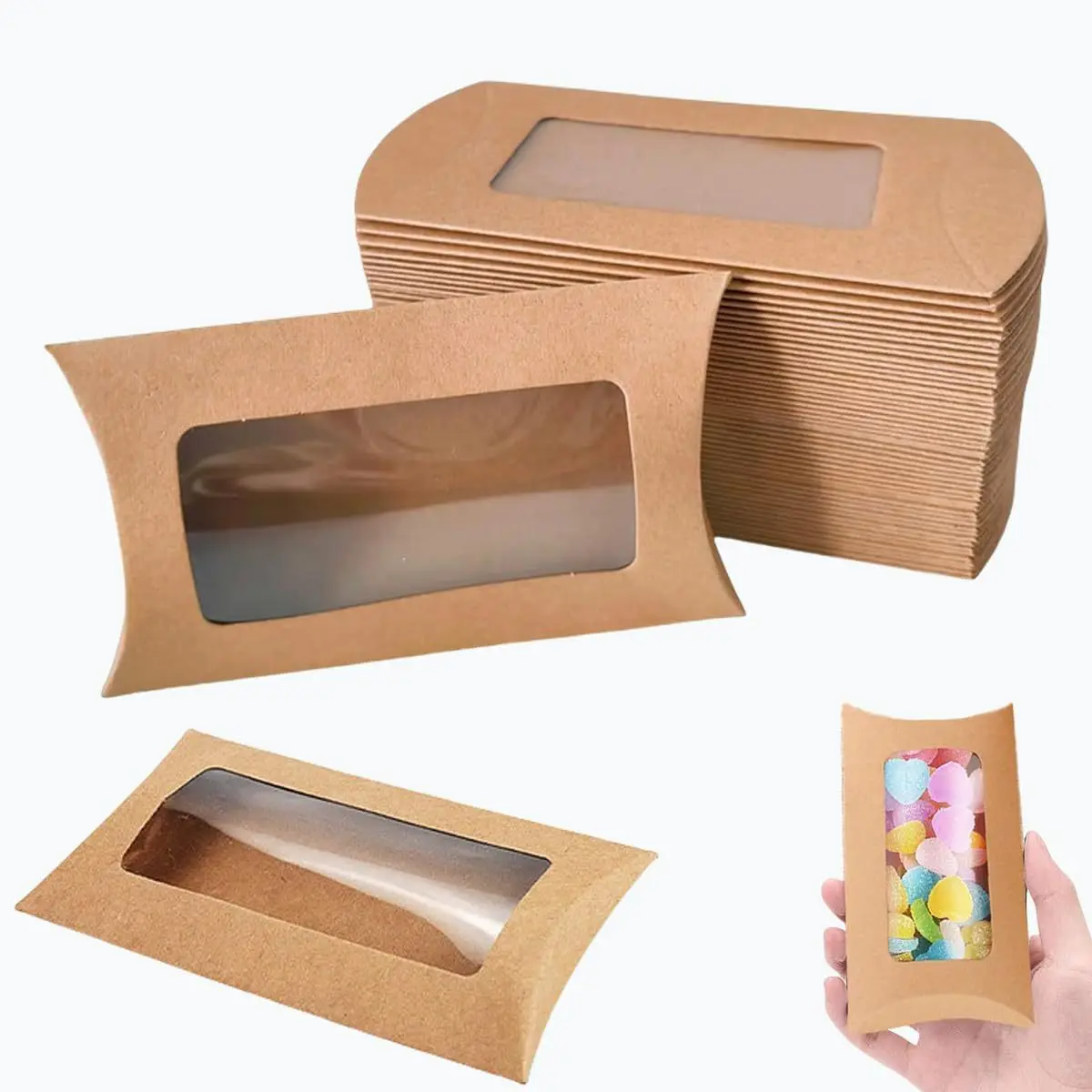 wedding-candy-packaging-box-creative-paper-gift-box-kraft-paper-transparent-window-pillow-box-wedding-favor-sweet-box