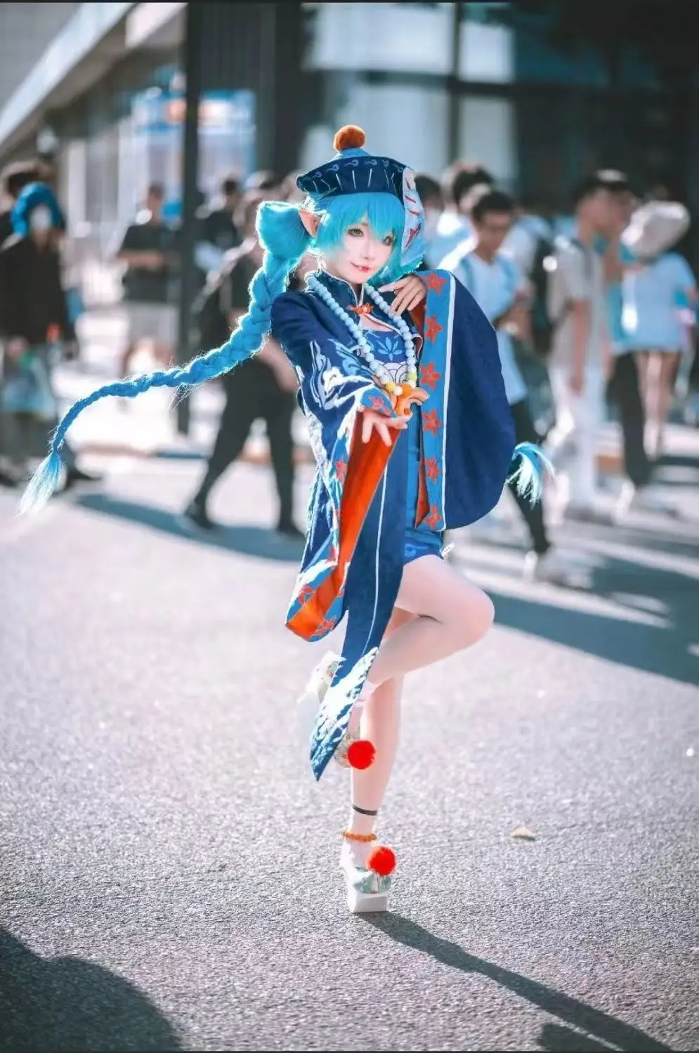 

Cosplay Costume miku Full Set of Anime-Style Outfit for Little Zombie Female Suitable for Halloween and Christmas